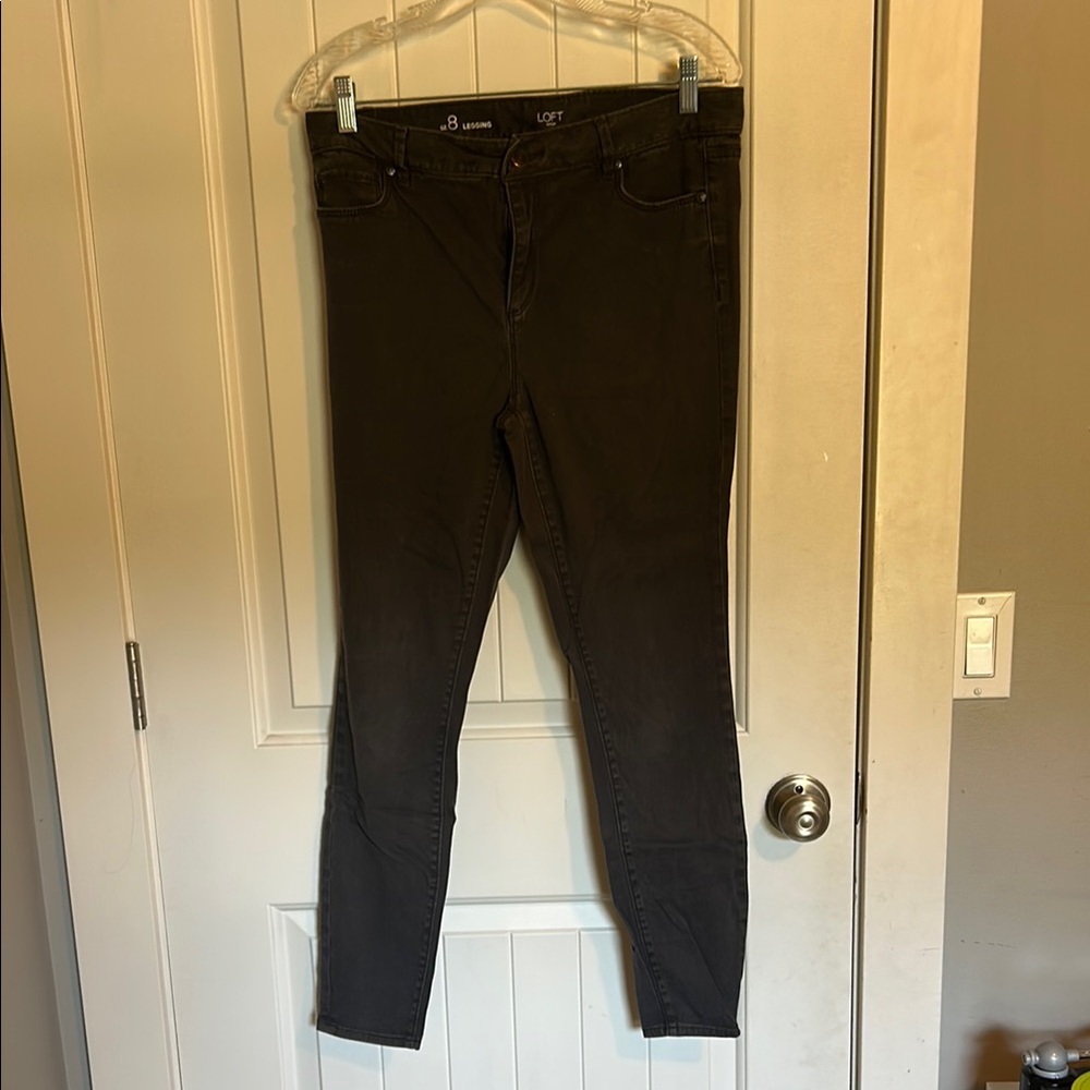 LOFT Gray Skinny Jeans Jeggings